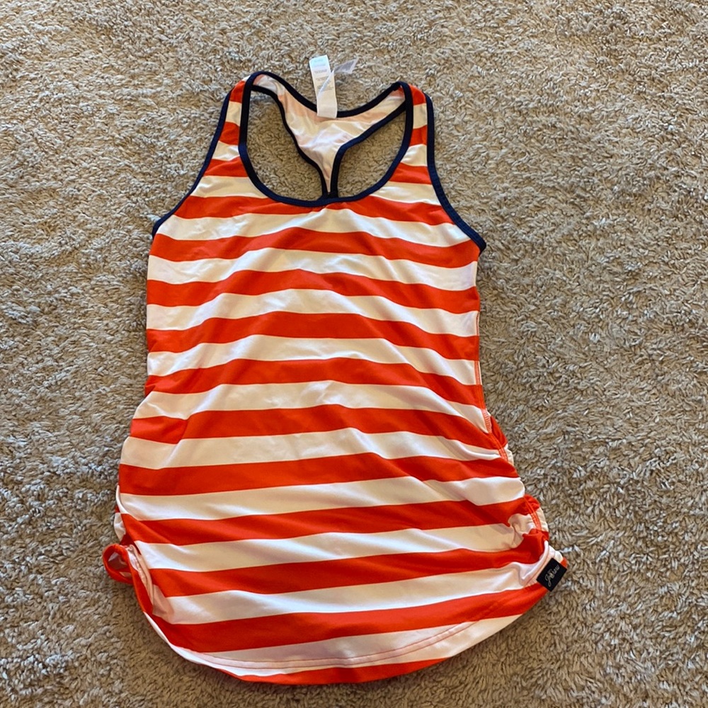 New Balance for J. Crew ruched tank top